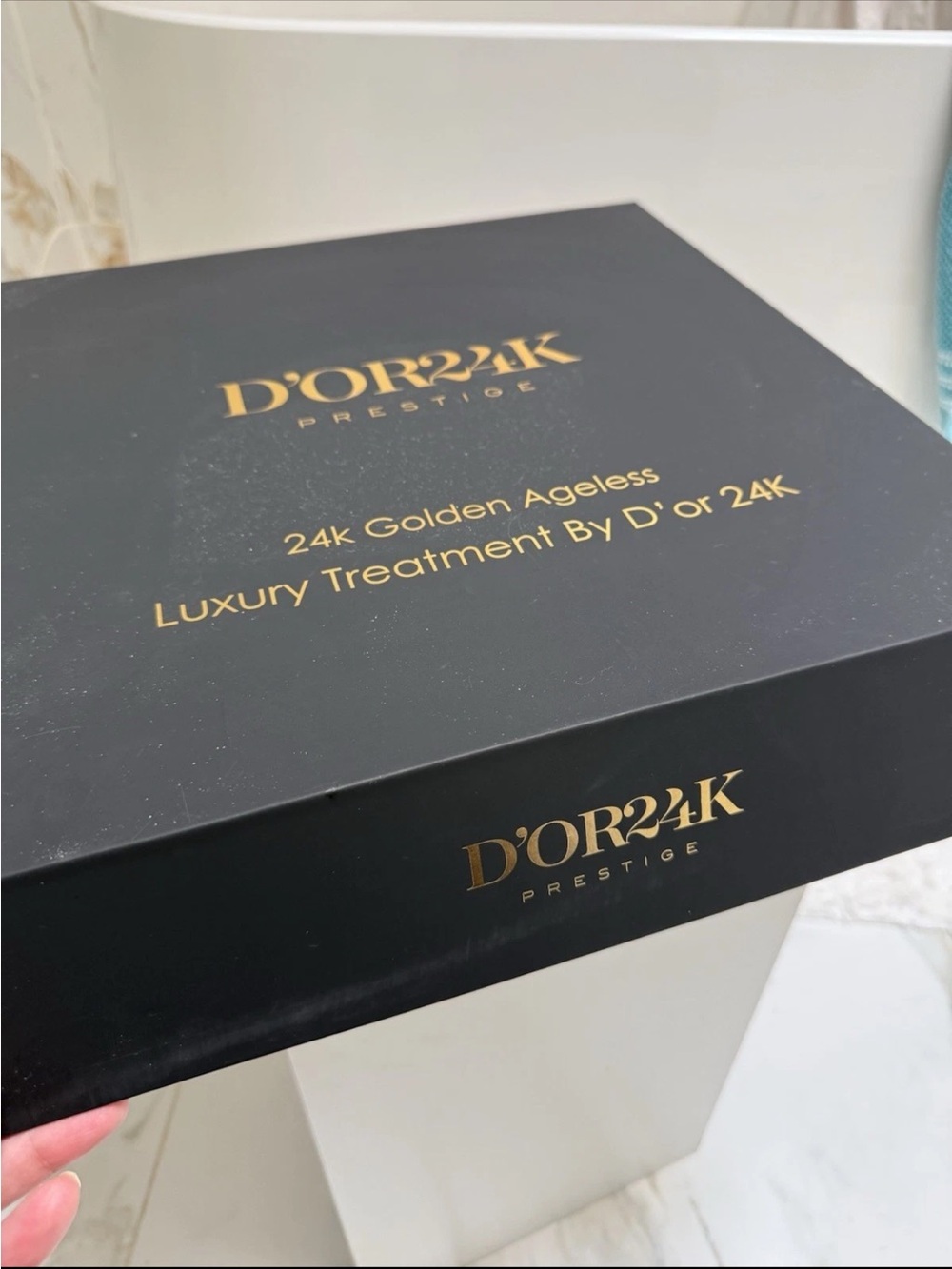 D'OR24K Prestige Luxury 24K Golden Treatment Box - Black & Gold New Sealed